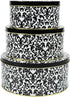Set of 3 Nesting Tins! Perfect for Storing Cookies, Craft Supplies, Children's Toys, etc.