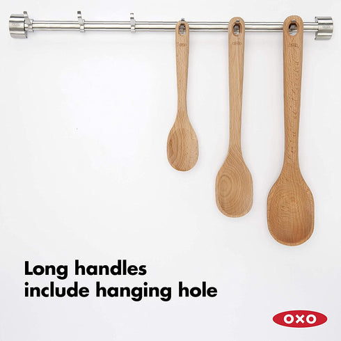 OXO Good Grips 3-Piece Wooden Spoon Set