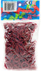 Rainbow Loom® Burgundy Rubber Bands with 24 C-Clips (600 Count)