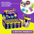 XXTOYS Create Your Own Bouncy Balls Craft Kit for Kids Crystal Power Balls Glow Magic Balls 12 Individual Kits 4 Molds, 6 Colors, Birthday Party Favors Fun DIY Arts and Crafts for Kids STEM Projects