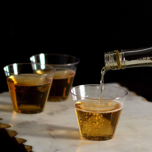 Plastic Cups - 9 oz. | Clear | 100 Pcs.