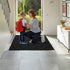 Indoor Doormat,Front Back Door Mat Rubber Backing Non Slip Door Mats 20?x31.5?Absorbent Resist Dirt Entrance Doormat Inside Floor Mats Area Rug for Entryway Machine Washable Low-Profile (Black)