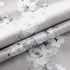 DriftAway Mackenzie Abstract Floral Pattern Window Treatment Valance Rod Pocket 50 Inch by 14 Inch Plus 2 Inch Header Blue Gray