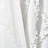 Lush Decor Avon Window Curtain Panel for Living Room, Dining Room, Bedroom (Single Curtain), 84? x 54?, White