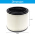 Wocase HEPA Cartridge Filter Replacement, Compatible with Shop-Vac Shop Vac 90304, 90350, 90333, 903-04-00, 9030400, 90595, 5 Gallon Up Wet/Dry Vacuum Cleaners