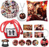 Toilet-Bound Hanako Kun Gift Sets, Drawstring Bag Pillow Cover Stickers Necklace Round Pins Phone Holder Keychain (Color A)
