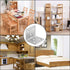 64 PCS Stainless Steel Corner Brace, 38MM X 30MM X 30MM Heavy Duty Right Angle Bracket for Wood, Metal Joint Bracket Shelf Support L Shape Bracket for Shelves, Furniture, Cabinet