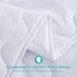 HOMBYS Lightweight Twin Down Alternative Quilted Comforter Twin Size - All Season Plush Microfiber - Machine Washable Duvet Insert- Warmth Bed Comforter ( Twin, White)