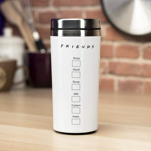 Friends Sitcom Show Central Perk Travel Coffee Cup