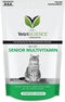 VETRISCIENCE NuCat Senior Multivitamin for Cats, 30 Bite Sized Chews - Vet Formulated Complete Vitamin for Older Cats