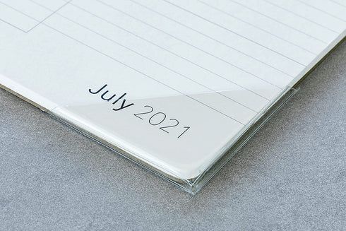 Elegant Desk Calendar 2021-2022 - Runs from July 2021 Through December 2022 - 17.8" x 13" - Wall Calendar - Desk Pad Monthly Planner