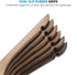 High-Grade Wooden Shirt Hangers with Rubber Grips (10 Pack) Smooth & Durable Wood Hangers with Grips Non Slip - Slim & Sleek Space Saving Hangers with Notches & 360 Hook - Ideal for Camisoles, Rompers