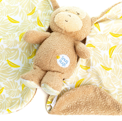 Snug Hugs Monkey Blanky, Stuffed Animal Lovey Blanket