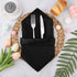 Aneco 24 Pieces Satin Napkin Square 20 x 20 Inches Dinner Napkins Weddings Party Napkin Soft Table Napkins for Romantic Weddings Party Dinner Decoration (Black)