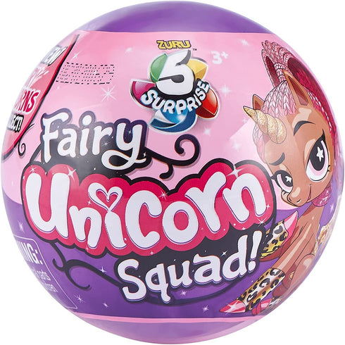 5 Surprise Unicorn Squad Series 3 Fairy Unicorns Mystery Collectible Capsule by ZURU