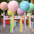 ArcHome 6PCS 36 Inch Pastel Balloons,Unicorn Balloons With Tissue Paper Tassel For Pastel Party Decorations/ Unicorn Birthday Decorations For Girls