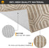 Indoor Doormat, Front Back Door Mat Rubber Backing Non Slip Door Mats 20?x31.5? Absorbent Resist Dirt Entrance Doormat Inside Floor Mats Area Rug for Entryway Machine Washable Low-Profile (Brown)