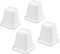Whitmor Bed Risers White Set of 4