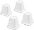 Whitmor Bed Risers White Set of 4