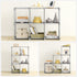 SONGMICS 6-Cube Storage Rack, Staircase Organizer, DIY Storage Shelf, Bookcase in Living Room, Childrens Room, Bedroom, for Toys and Daily Necessities, Heather Gray ULSN063G12