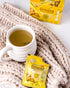 Prince of Peace Instant Lemon Ginger Honey Crystals, 1 Pack of 30 Sachets Instant Hot or Cold Beverage for Nausea Relief and Soothes Throat Easy to Brew Ginger and Honey Crystals
