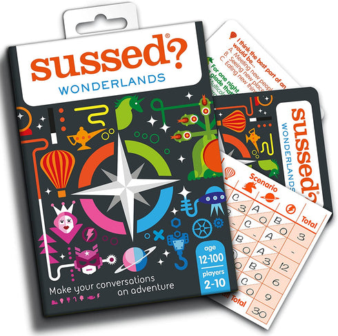 SUSSED The Weird Would You Rather Card Game | Ages: Teens, Adults, Kids 12+ | 110 Cards | for Family, Friends and More | Fantasy Version