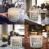 Large Jar Candles for Home, 3 Wicks Strong Coffee Milk Scented Candles Stress Relief, 14.6 Oz Aromatherapy Candle Gift for Women, 75 Hours Burning Time