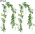 DearHouse 2Pcs 6Ft/Piece Artificial Flowers Wisteria Garland Artificial Wisteria Vine Hanging Flower Greenery Garland for Home Garden Outdoor Wedding Arch Floral Decor (White)
