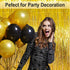 3Packs 3.2ft x 8.2ft Gold Foil Fringe Curtain, Gold Metallic Tinsel Curtain, Metallic Gold Streamers Backdrop for Bachelorette Engagement Wedding Birthday Gold Party Decorations