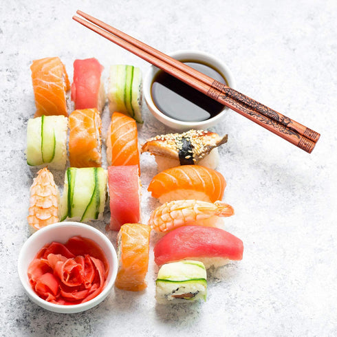 GANGUOLA Chopsticks Reusable Chinese Chopsticks Dragon and Phoenix Carve on Chopsticks with Holder? Carrying Bag Chopsticks Set with Unique Package(5 pairs)