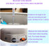BQLZR White Toilet Cistern Dual Flush Push Button Valve 25cm Height Fit for Drain Diameter 65-75mm (See Video)