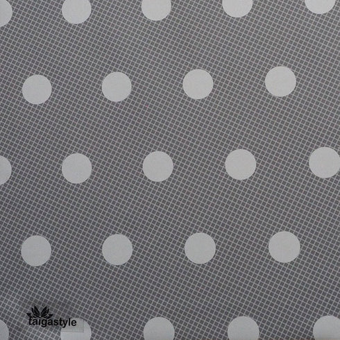 Baby Splat Mat High Chair Floor Mat Plastic Grey with White Dots Waterproof Large Stylish (Size 51"x 44")