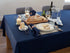 KAF Home Chateau Easy-Care Cloth Dinner Napkins - Set of 12 Oversized (20 x 20 inches) - Navy Blue
