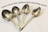 ExcelSteel 4 Piece Heavy Duty Stainless Steel Measuring Spoons, Silver