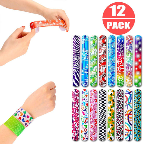48 Pack Party Favor Toy Assortment Bundle,Magic Cube,Squishies,Slap Bracelets Party Favors Toy For Birthday,Classroom Rewards,Carnival Prizes,Pinata Filler, Goodie Bag Fillers, Classroom Rewards