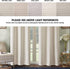 Comfort Spaces Grasscloth Blackout Window Curtain Pair / 2 Pieces Panels Grommet Top Energy Efficient Saving Drapes for Living Room Bedroom and Dorm, 40" W x 95" L, Ivory