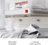 Sharper Image SI-755 Mini Steam Iron with Dual Voltage for Travel, White