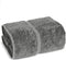Towel Bazaar Premium Turkish Cotton Super Soft and Absorbent Towels (1-Piece Jumbo Bath Towel, Gray)