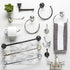 DELTA Cassidy Towel Hook, Robe Hook Polished Nickel Towel Holder for Bathroom, Bathroom Accessories, 79735-PN 3.88 x 2.50 x 3.88 Inches