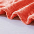 Whale Flotilla Flannel Fleece Twin Size(90x66 Inch) Lightweight Bed Blanket, Soft Velvet Bedspread Plush Fluffy Coverlet Palm Leaf Design Decorative Blanket for All Seasons, Coral