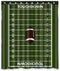 KXMDXA Custom American Football Field Pitch Shower Curtain Waterproof Polyester Bathroom 60 x 72 inch