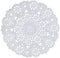 Royal Consumer Medallion Lace Round Paper Doilies, 8-Inch, Pack of 20 (B23004), White