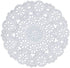 Royal Consumer Medallion Lace Round Paper Doilies, 8-Inch, Pack of 20 (B23004), White