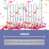 Battife Confetti Wands 7Pack Colorful Tissue Paper Confetti Flick Flutter Sticks for Wedding Celebrations, Anniversary, Birthday, Multi-Color, 14 inch