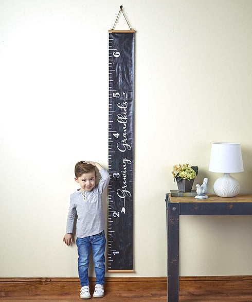 The Lakeside Collection Sentiment Ruler Growth Chart - Child Height Tracker - Growing Grandkids