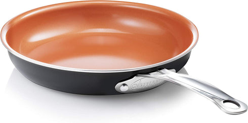 Gotham Steel 9.5? Frying Pan, Nonstick Copper Frying Pans with Durable Ceramic Coating, Nonstick Frying Pans, Nonstick Skillet, Copper Pans Nonstick, Egg Pan, Omelet Pan Cookware 100% PFOA Free