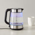 Amazon Basics Electric Glass and Steel Hot Tea Water Kettle - 1.7-Liter
