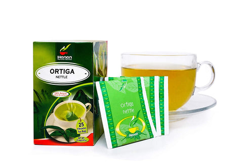 Hanan Peruvian Secrets 100% Natural Nettle | 25 Tea Bags | Naturally help Symptoms of Arthritis, Rheumatism, Anemia and Urinary Tract (1 Pack)