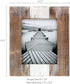 Barnyard Designs Rustic Farmhouse Distressed Picture Frame - Unfinished Wood Photo Frame 8? x 10?