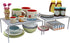 DecoBros Expandable Stackable Kitchen Cabinet and Counter Shelf Organizer,Silver